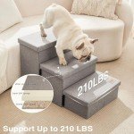 Foldable Dog Stairs for High Beds or Couches