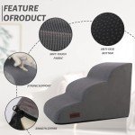 3-Tier Pet Steps for Dogs - Non-Slip Ramp