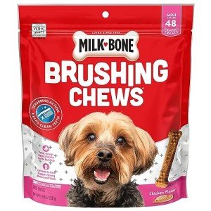 Milk-Bone Mini Dental Chews for Daily Teeth Cleaning