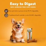 Pork Chomps 7-Inch Pressed Pork Skin Chew