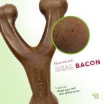 Benebone Bacon Wishbone Chew Toy for Dogs