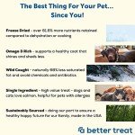 Freeze Dried Salmon Dog Treats - High Protein