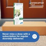 Interceptor Plus Chews for Heartworm & Worms 8.1-25 lbs