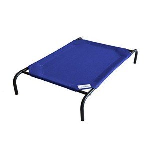 Coolaroo Elevated Dog Bed – Large, Aquatic Blue