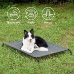 Cool Elevated Pet Bed for Large Dogs - Grey