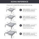 Cool Elevated Pet Bed for Large Dogs - Grey