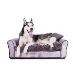 Large Charcoal Pet Sofa Bed for Puppies