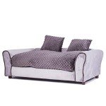 Large Charcoal Pet Sofa Bed for Puppies