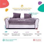 Large Charcoal Pet Sofa Bed for Puppies