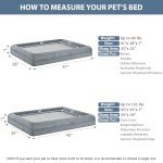 Orthopedic Waterproof Dog Bed for Large Dogs