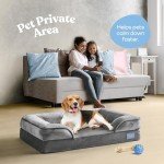 Ultra Comfy Orthopedic Dog Bed for Medium Dogs