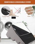 4-Step Dog Stairs for Small Dogs in Grey