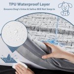 Orthopedic Waterproof Dog Bed for Large Dogs