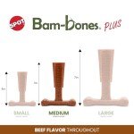 SPOT Bam-Bones T-Bone Chew Toy for Puppies