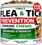 Natural Flea and Tick Chews for Dogs - 170 Treats