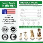 Natural Flea and Tick Chews for Dogs - 170 Treats