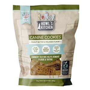 Peanut Butter & Molasses Dog Treats by Howl's Kitchen