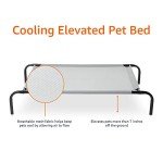 Cooling Elevated Dog Bed with Metal Frame, Medium