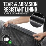 OhGeni Large Orthopedic Couch Dog Bed - Gray