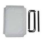 Cooling Elevated Dog Bed with Metal Frame, Medium