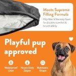 Moots Cozy Espresso Leatherette Dog Sofa