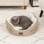 Cozy Round Bed for Small Dogs and Cats