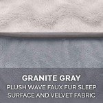 Furhaven Jumbo Cooling Gel Dog Bed - Granite Gray