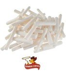 Natural Rawhide Retriever Rolls for Puppies (50 Pack)