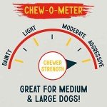 10-11" Durable Rawhide Bones for Large Dogs