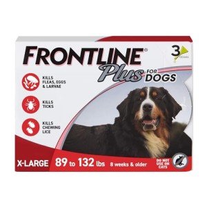 Frontline Plus Flea & Tick Treatment for X-Large Dogs