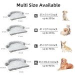 Fluffy Calming Dog Bed with Removable Cover