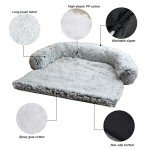 Fluffy Calming Dog Bed with Removable Cover