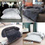 Fluffy Calming Dog Bed with Removable Cover
