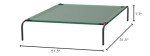 Elevated Cooling Dog Bed for Large Puppies