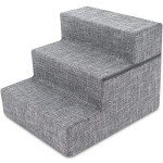 Foldable Foam Pet Steps for Small Dogs & Cats