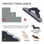 Grey Dog Stairs for Small Pets - 4 Steps