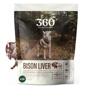 Bison Liver Freeze-Dried Dog & Cat Treats