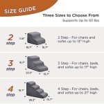 Grey Dog Stairs for Small Pets - 4 Steps