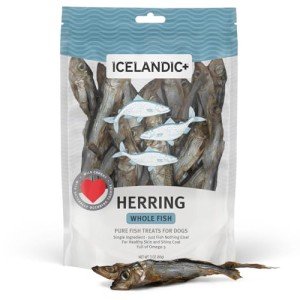Icelandic Whole Fish Herring Dog Treats - 3oz