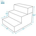 Foldable Foam Pet Steps for Small Dogs & Cats