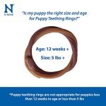 N-Bone Chicken Flavor Teething Rings for Puppies
