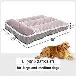 WINDRACING Large Soft Dog Bed with Pillow
