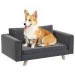 Cozy Elevated Dog Sofa for Small Pets