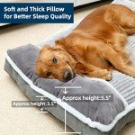 WINDRACING Large Soft Dog Bed with Pillow