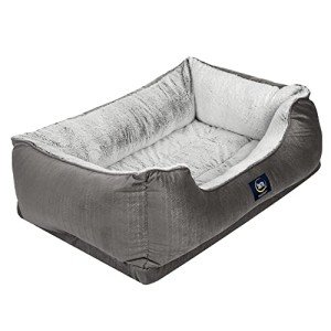 Serta Orthopedic Dog Bed - Slate Gray, Large