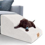 High Density Foam Dog Ramp and Steps 2 Tiers