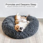 Plush Donut Cuddler Bed for Dogs and Cats