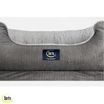 Serta Orthopedic Dog Bed - Slate Gray, Large