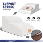 High Density Foam Dog Ramp and Steps 2 Tiers