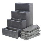 Trixie Foldable 4-Step Dog Stairs - Gray